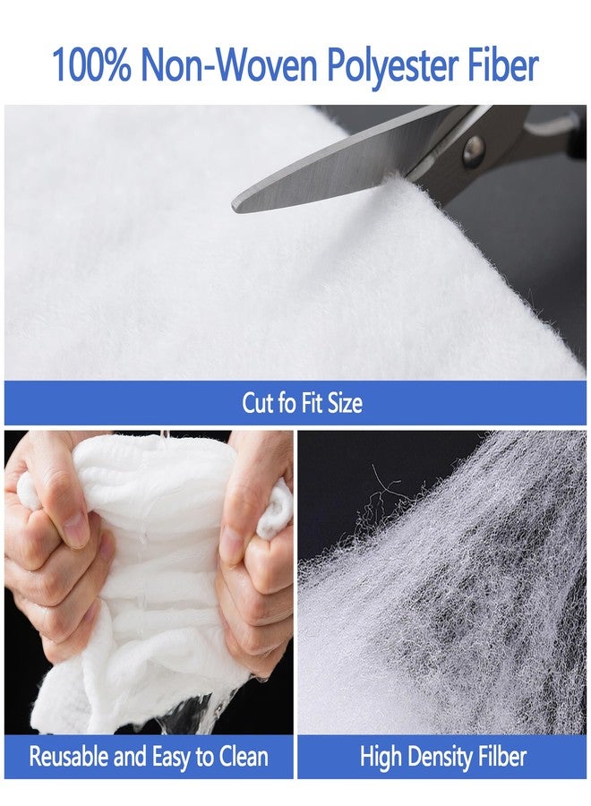 MAXTBEE Aquarium Filter Media Floss, 12” x 72" Cut to Fit Fish Tank Filters for Crystal Clear Water Roll Material Pond Pad Foam for Freshwater, Saltwater, Turtle Tanks, Reef & Koi Ponds - Image 4